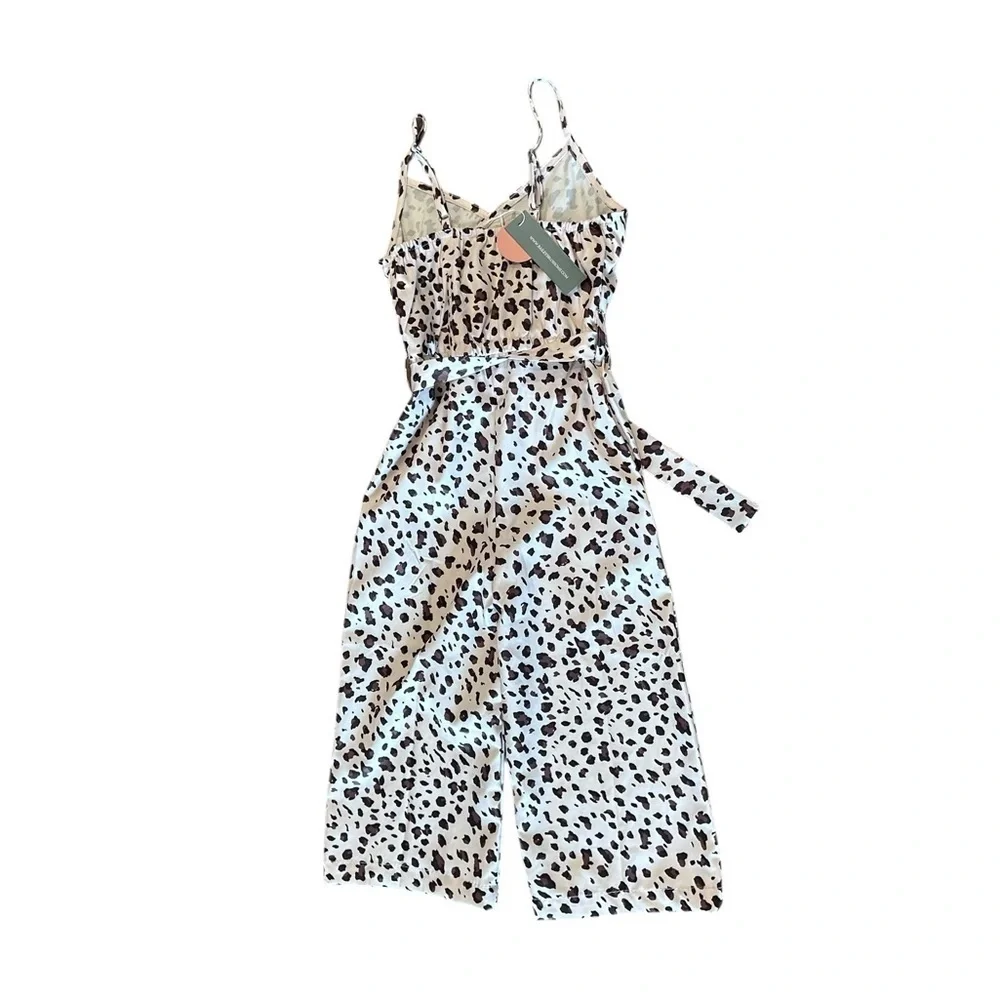 Bailey’s Blossoms Boutique Leopard Romper Jumpsuit Toddler Girl 3T NWT